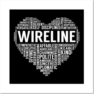 Wireline Heart Posters and Art